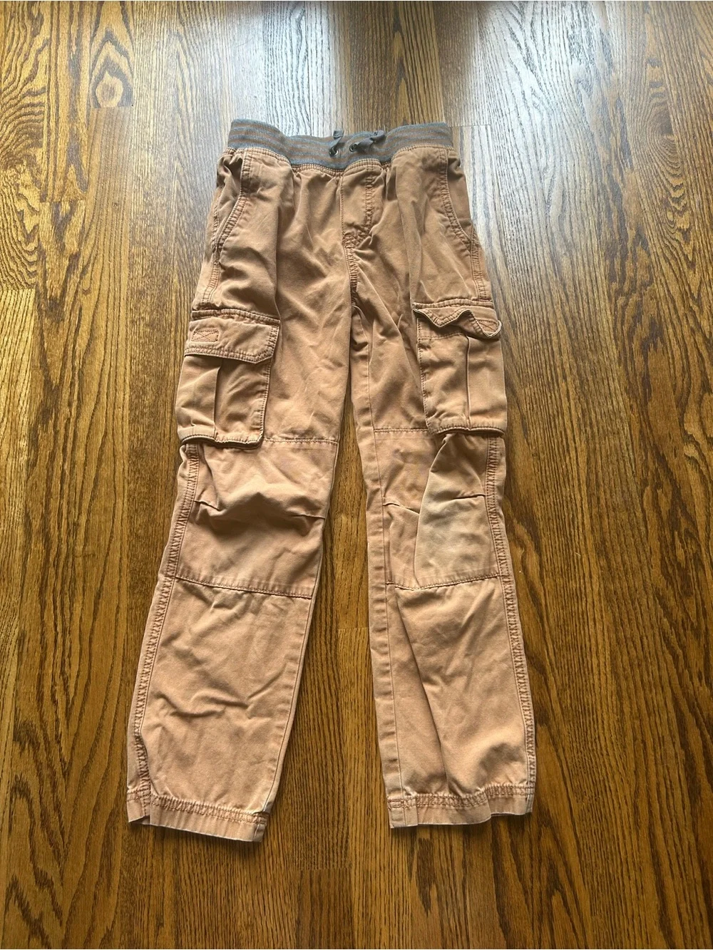 Hanna Andersson Kids Cargo Jeans in Light Brown